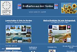 Zur Homepage von Silke Dulk mit wunderschönen Aufnahmen aus dem Norden Deutschlands. Sie sind alle als E-Cards zu verschicken. Kostenlos!