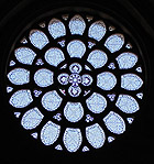 Fensterrosette in der Otterberger Kirche